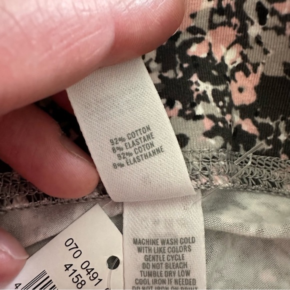 Aerie Leggings Chill Play Move Floral Pull On Stretch Waist Leggings Medium - Picture 5 of 10